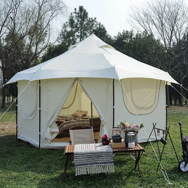 Oxford Cloth Indian Yurt Tent na kemping